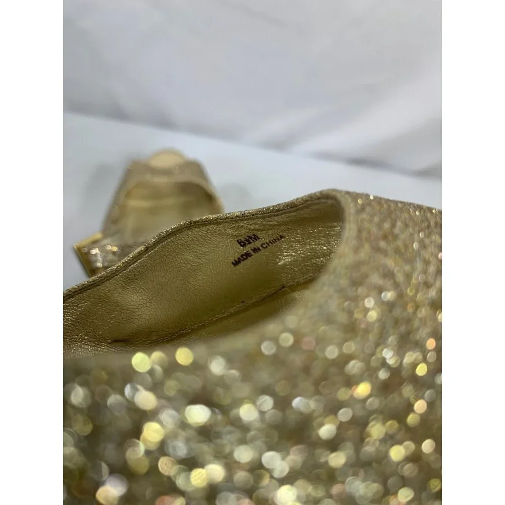 Pelle Moda Women's Gold Heels